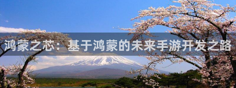 三牛平台娱乐：鸿蒙之芯：基于鸿蒙的未来手游开发之路